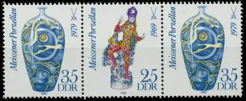 DDR ZUSAMMENDRUCK Nr WZd527 postfrisch 3ER STR SC493C2