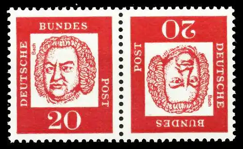 BRD ZUSAMMENDRUCK Nr K4 postfrisch WAAGR PAAR S391072