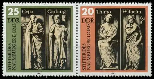 DDR ZUSAMMENDRUCK Nr WZd569 postfrisch WAAGR PAAR SC4950A