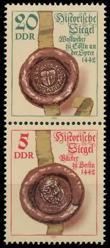 DDR ZUSAMMENDRUCK Nr SZd268 postfrisch SENKR PAAR SC49762