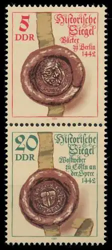 DDR ZUSAMMENDRUCK Nr SZd266 postfrisch SENKR PAAR SC4974E