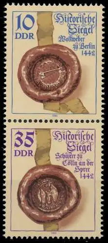 DDR ZUSAMMENDRUCK Nr SZd267 postfrisch SENKR PAAR SC49766