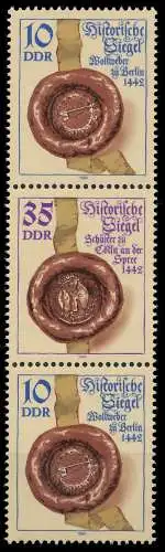 DDR ZUSAMMENDRUCK Nr SZd272 postfrisch 3ER STR SC497AE