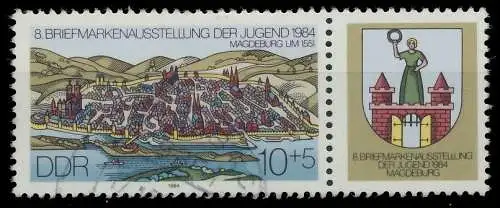 DDR ZUSAMMENDRUCK Nr WZd608 gestempelt WAAGR PAAR 195D96