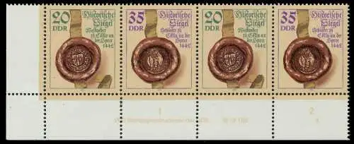 DDR ZUSAMMENDRUCK Nr WZd602 +WZd602 DV WPD4 postfrisch 195E22