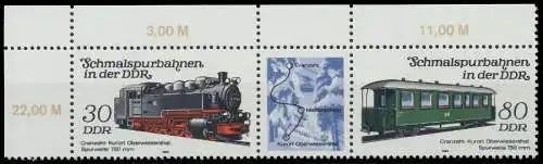 DDR ZUSAMMENDRUCK Nr WZd577 postfrisch 3ER STR ECKE-OLI 195FCE