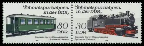 DDR ZUSAMMENDRUCK Nr WZd580 postfrisch WAAGR PAAR SC5902E