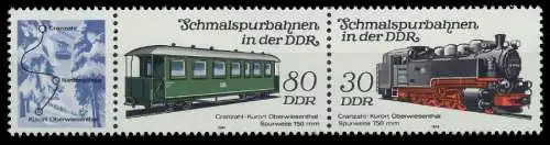 DDR ZUSAMMENDRUCK Nr WZd579 postfrisch 3ER STR SC5905E