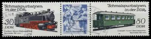 DDR ZUSAMMENDRUCK Nr WZd577 gestempelt 3ER STR 196022