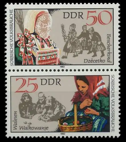 DDR ZUSAMMENDRUCK Nr SZd 248 postfrisch SENKR PAAR SC59242