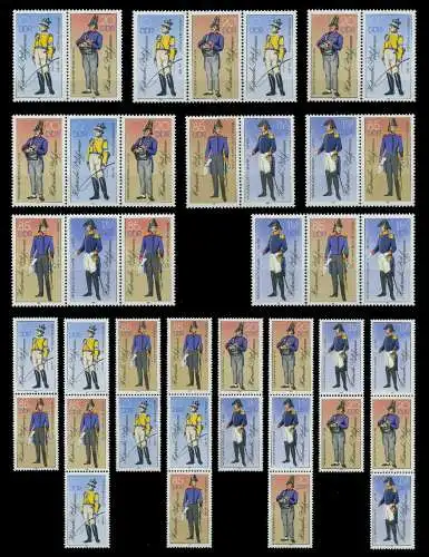 DDR ZUSAMMENDRUCK Nr WZd656-SZd313 postfrisch SC592B2