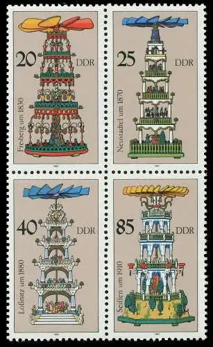 DDR ZUSAMMENDRUCK Nr 3135VB postfrisch VIERERBLOCK SC59322