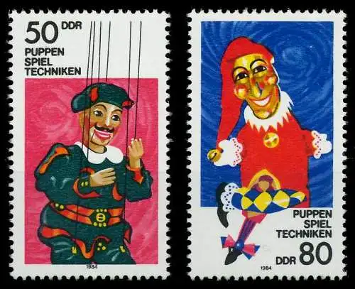 DDR 1984 Nr 2876-2877 postfrisch 19634E