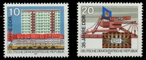 DDR 1984 Nr 2888-2889 postfrisch 19635E