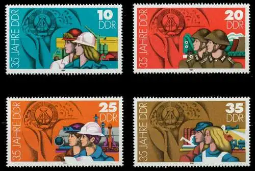 DDR 1984 Nr 2898-2901 postfrisch 19637E