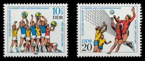 DDR 1983 Nr 2814-2815 postfrisch 1963AA