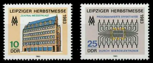 DDR 1983 Nr 2822-2823 postfrisch 1963AE