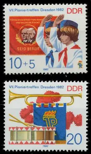 DDR 1982 Nr 2724-2725 postfrisch 19642E