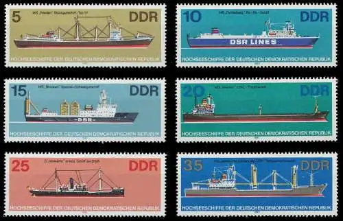DDR 1982 Nr 2709-2714 postfrisch 196436