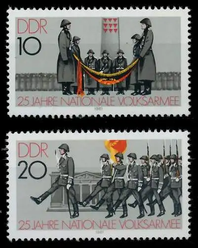 DDR 1981 Nr 2580-2581 postfrisch 196486