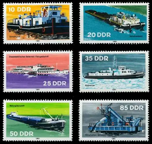 DDR 1981 Nr 2651-2656 postfrisch 1964B6