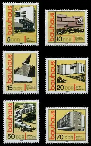 DDR 1980 Nr 2508-2513 postfrisch 1964EE