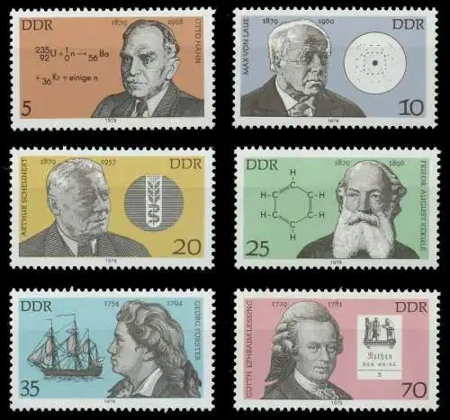 DDR 1979 Nr 2406-2411 postfrisch 1A43CA