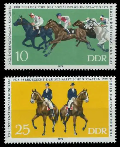 DDR 1979 Nr 2449-2450 postfrisch 1A4412