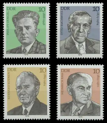 DDR 1979 Nr 2454-2457 postfrisch 1A4416