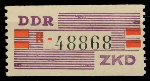 DDR DIENST WERTSTREIFEN Nr IV-R postfrisch 1CDB72