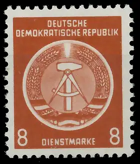 DDR DIENST HAMMER ZIRKEL Nr 3XI postfrisch 1D2712