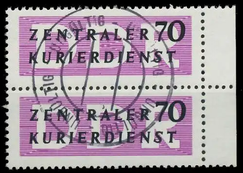 DDR DIENST VERWALTUNGSPOST-A ZKD Nr 9 gestempelt SENKR P 1D295A