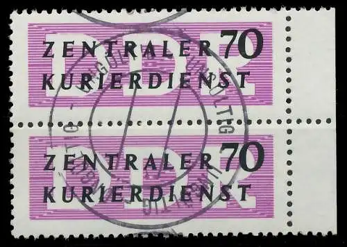 DDR DIENST VERWALTUNGSPOST-A ZKD Nr 9 gestempelt SENKR P 1D295E