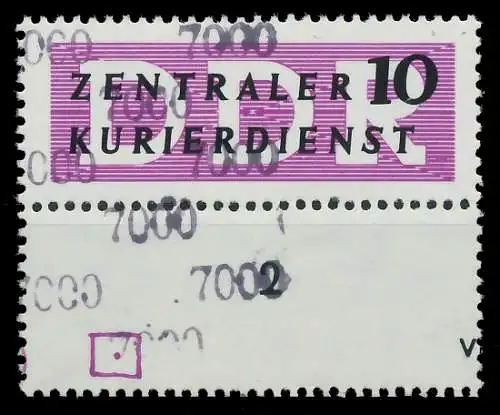 DDR DIENST VERWALTUNGSPOST-A ZKD Nr 10 N7000L ungebraucht 1D2A52