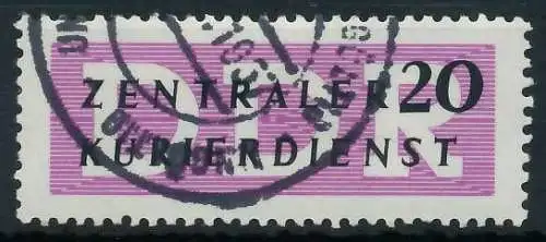 DDR DIENST VERWALTUNGSPOST-A ZKD Nr II gestempelt 1D2D1A