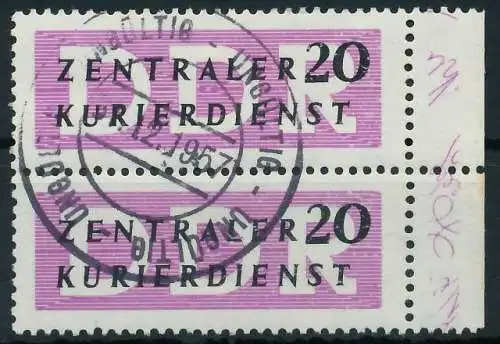 DDR DIENST VERWALTUNGSPOST-A ZKD Nr II gestempelt SENKR 1D2D4A