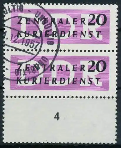 DDR DIENST VERWALTUNGSPOST-A ZKD Nr II L gestempelt SENK 1D2D5A