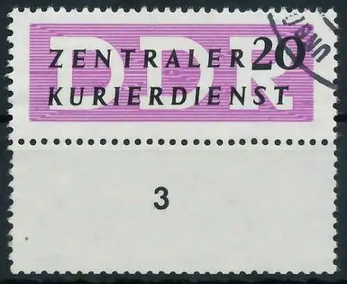 DDR DIENST VERWALTUNGSPOST-A ZKD Nr II L gestempelt SENK 1D2D66