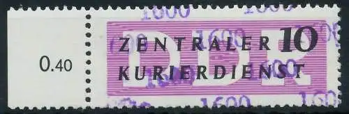 DDR DIENST VERWALTUNGSPOST-A ZKD Nr 14 N1600 postfrisch 1D756A