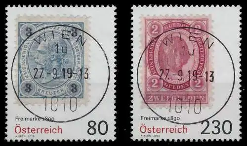 ÖSTERREICH 2019 Nr 3483-3484 gestempelt 1E9202