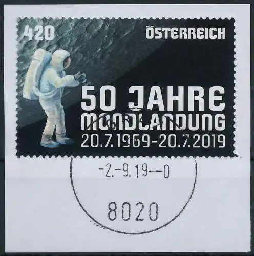 ÖSTERREICH 2019 Nr 3475 zentrisch gestempelt Briefst³ck 1F1222