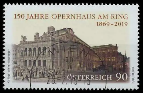 ÖSTERREICH 2019 Nr 3450 gestempelt 1F1466