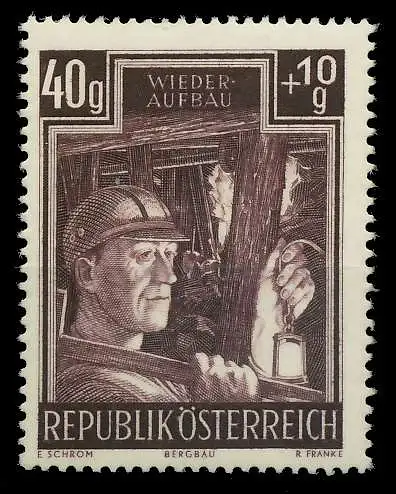 ÖSTERREICH 1951 Nr 960 postfrisch 1F184A