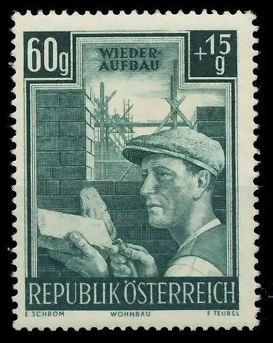 ÖSTERREICH 1951 Nr 961 postfrisch 1F184E