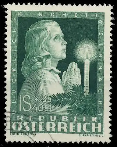 ÖSTERREICH 1949 Nr 932 gestempelt 1F186A