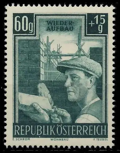 ÖSTERREICH 1951 Nr 961 postfrisch 1F1902