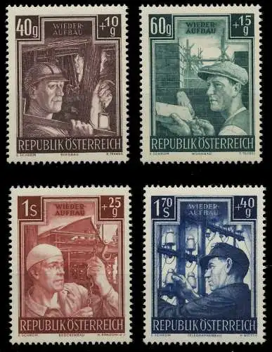 ÖSTERREICH 1951 Nr 960-963 postfrisch 1F1922