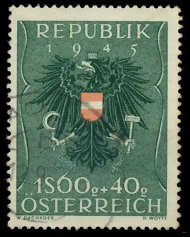 ÖSTERREICH 1949 Nr 940 gestempelt 1F1932