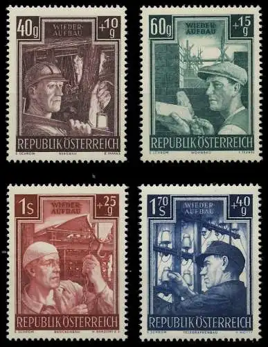 ÖSTERREICH 1951 Nr 960-963 postfrisch 1F1936