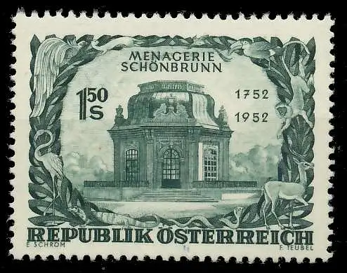 ÖSTERREICH 1952 Nr 973 postfrisch 1F54FE